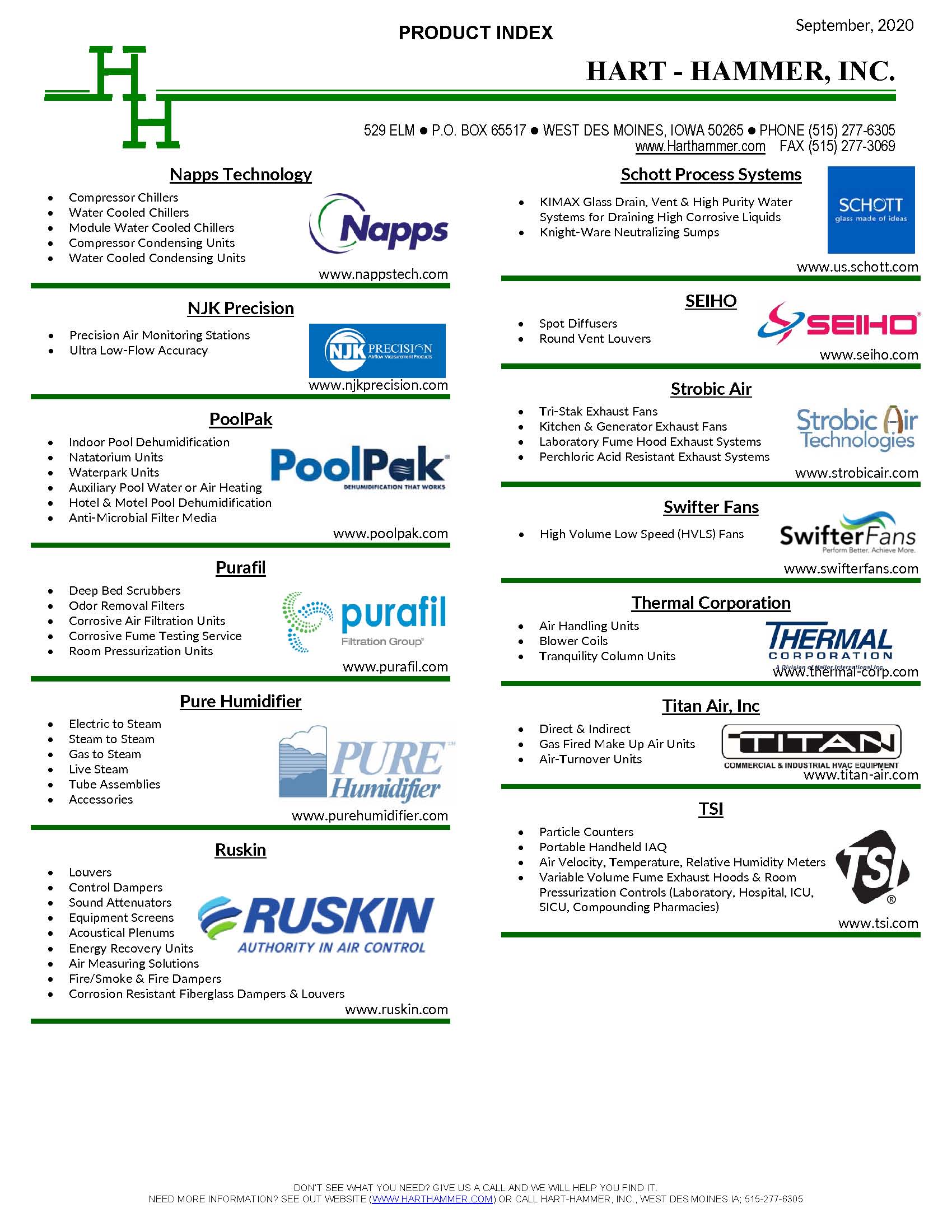 Products HartHammer, Inc.